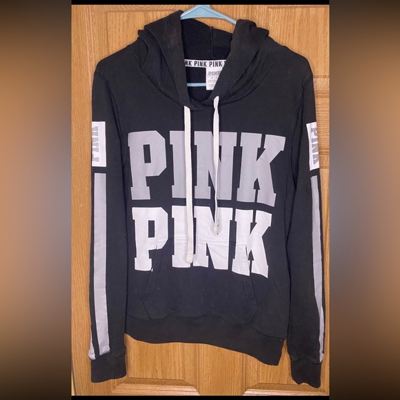 PINK Victoria's Secret Tops - Victoria’s Secret pink game day hoodie size women’s medium